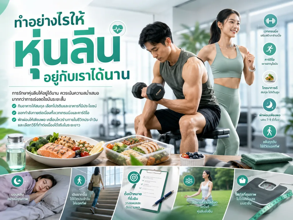 ทำอย่างไรให้หุ่นลีนอยู่กับเราได้นาน