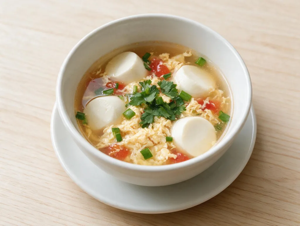 ซุปไข่ขาวเต้าหู้