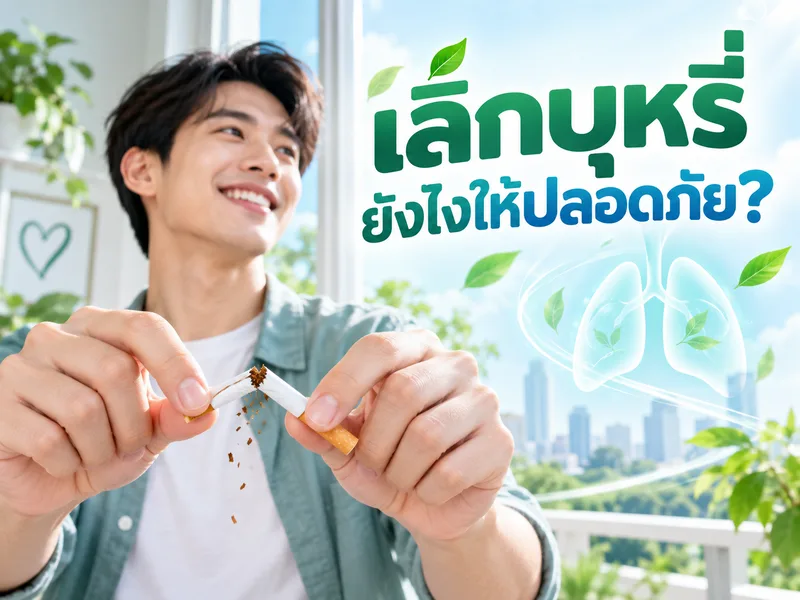 เลิกบุหรี่ยังไงให้ปลอดภัย