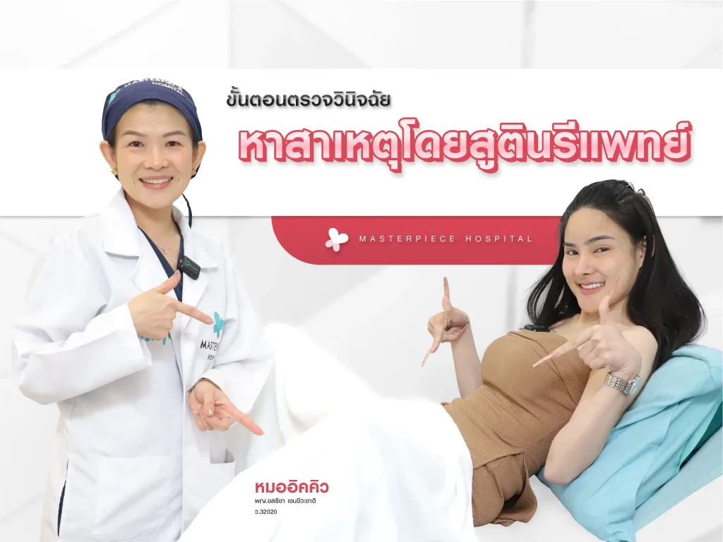 ขั้นตอนการตรวจวินิจฉัยและหาสาเหตุโดยสูตินรีแพทย์