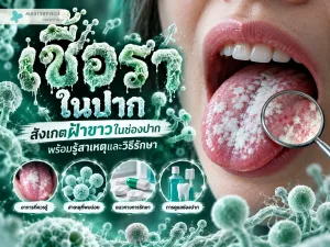 เชื้อราในปาก สังเกตฝ้าขาวในช่องปาก พร้อมรู้สาเหตุและวิธีรักษา