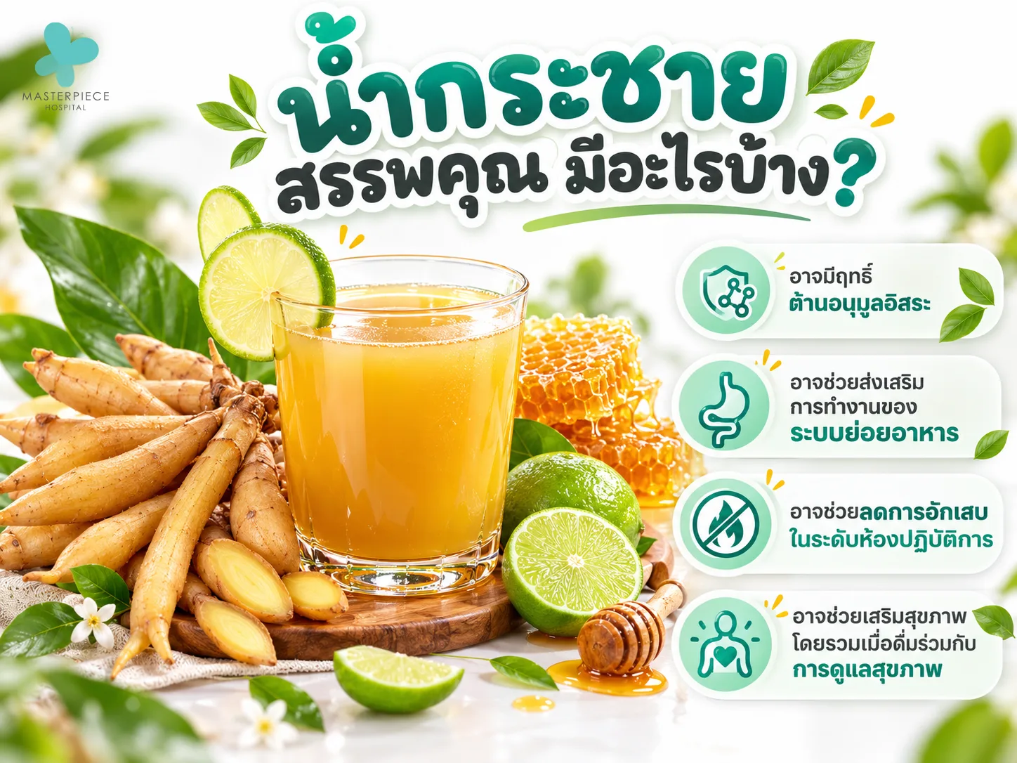 น้ำกระชาย สรรพคุณ มีอะไรบ้าง?