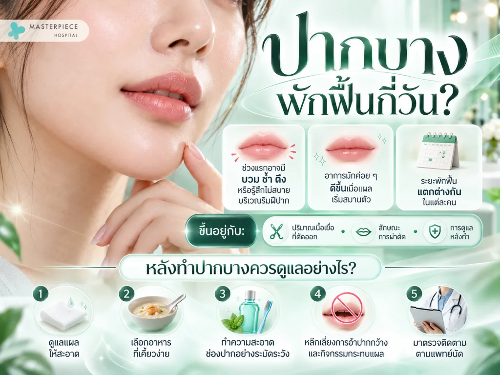 ปากบางพักฟื้นกี่วัน?