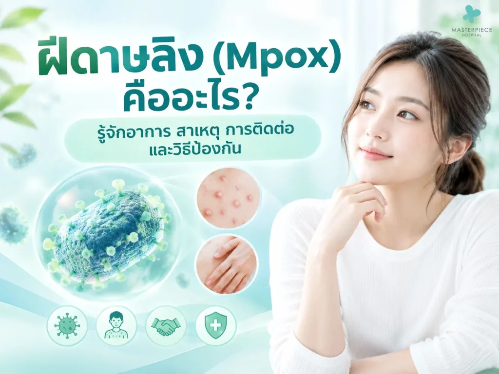 ฝีดาษลิง (Mpox) คืออะไร? รู้จักอาการ สาเหตุ การติดต่อ และวิธีป้องกัน