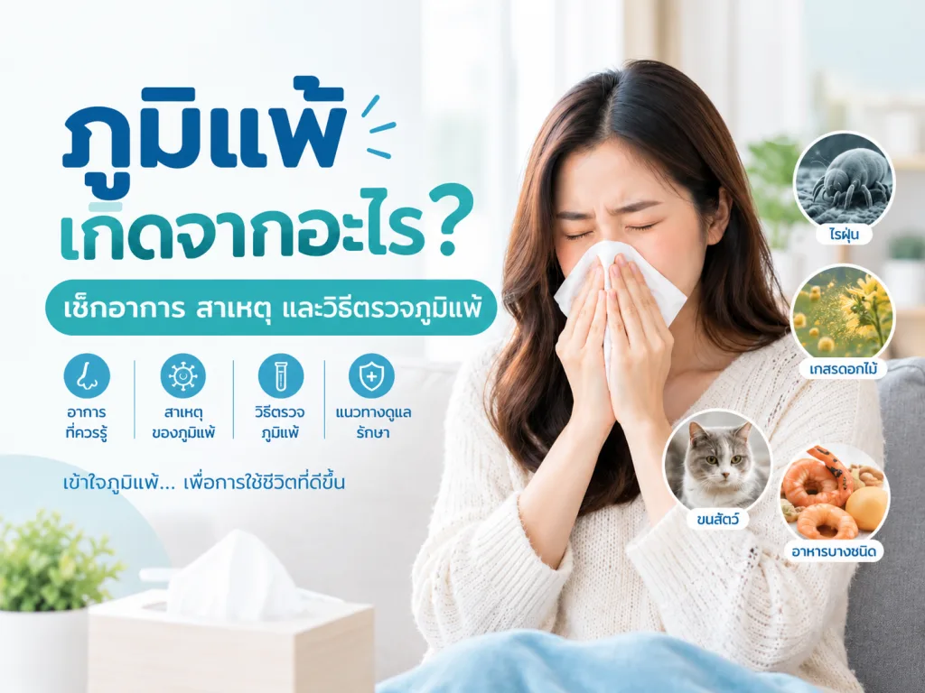 ภูมิแพ้เกิดจากอะไร ทำไมบางคนถึงแพ้ และสัมผัสซ้ำ ๆ จะหายแพ้จริงไหม